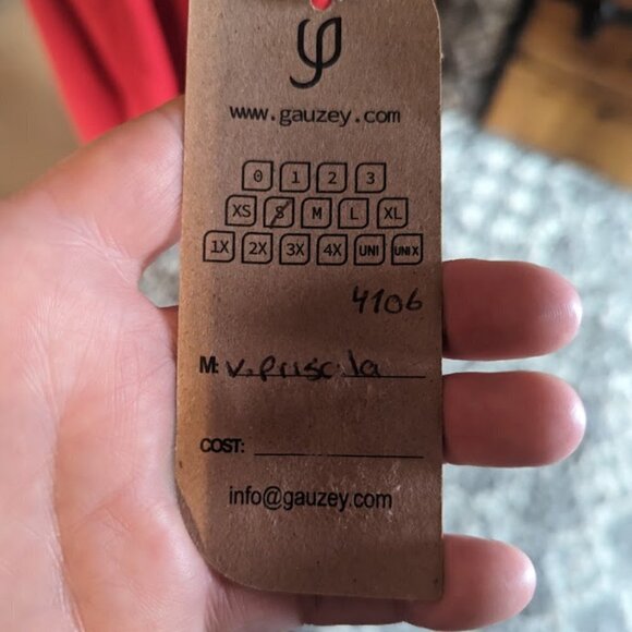 Gauzey Red Dress - size small - Picture 5 of 5